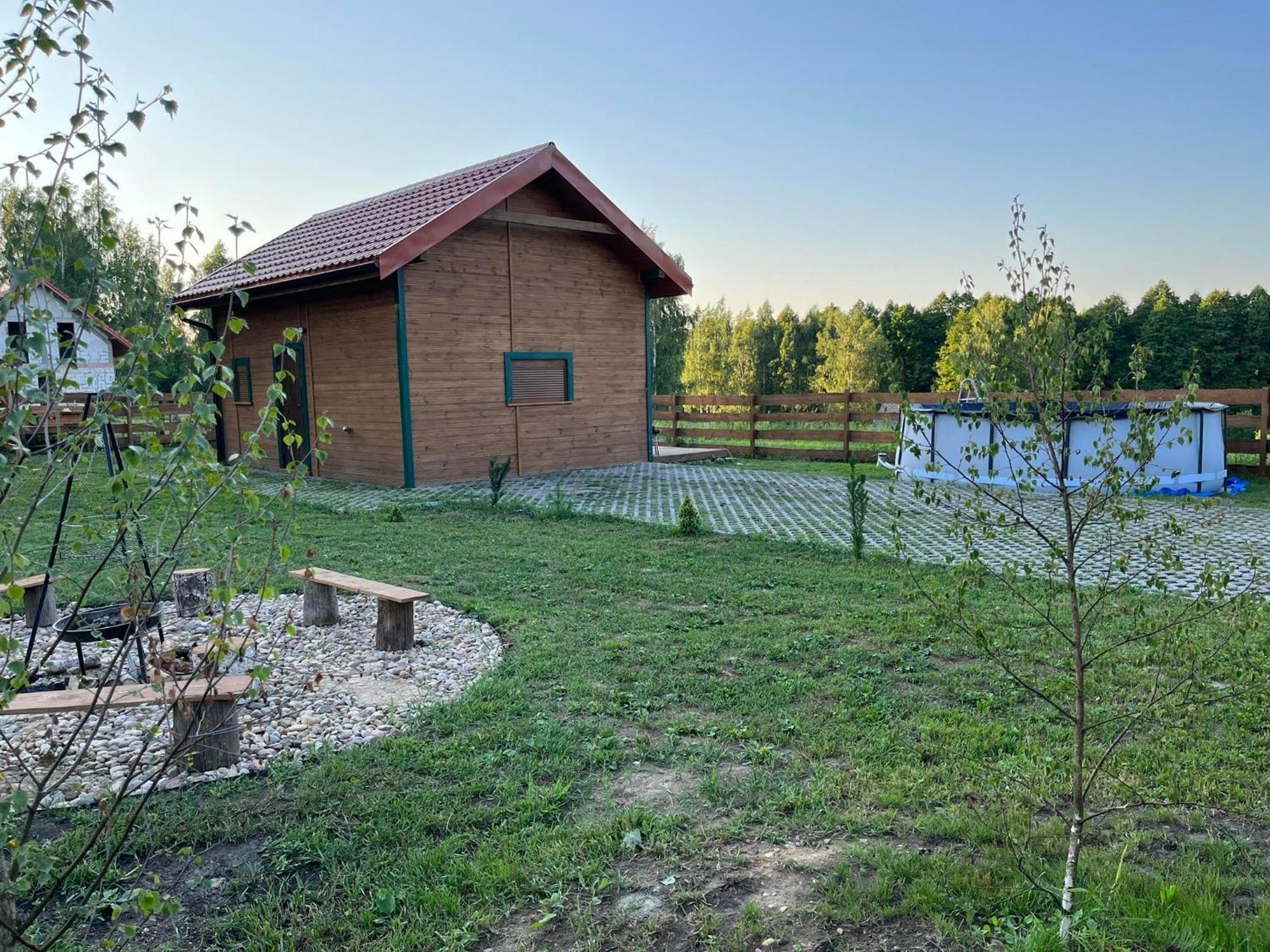 Zielona Chatka Nad Sapina Pozezdrze Exterior foto