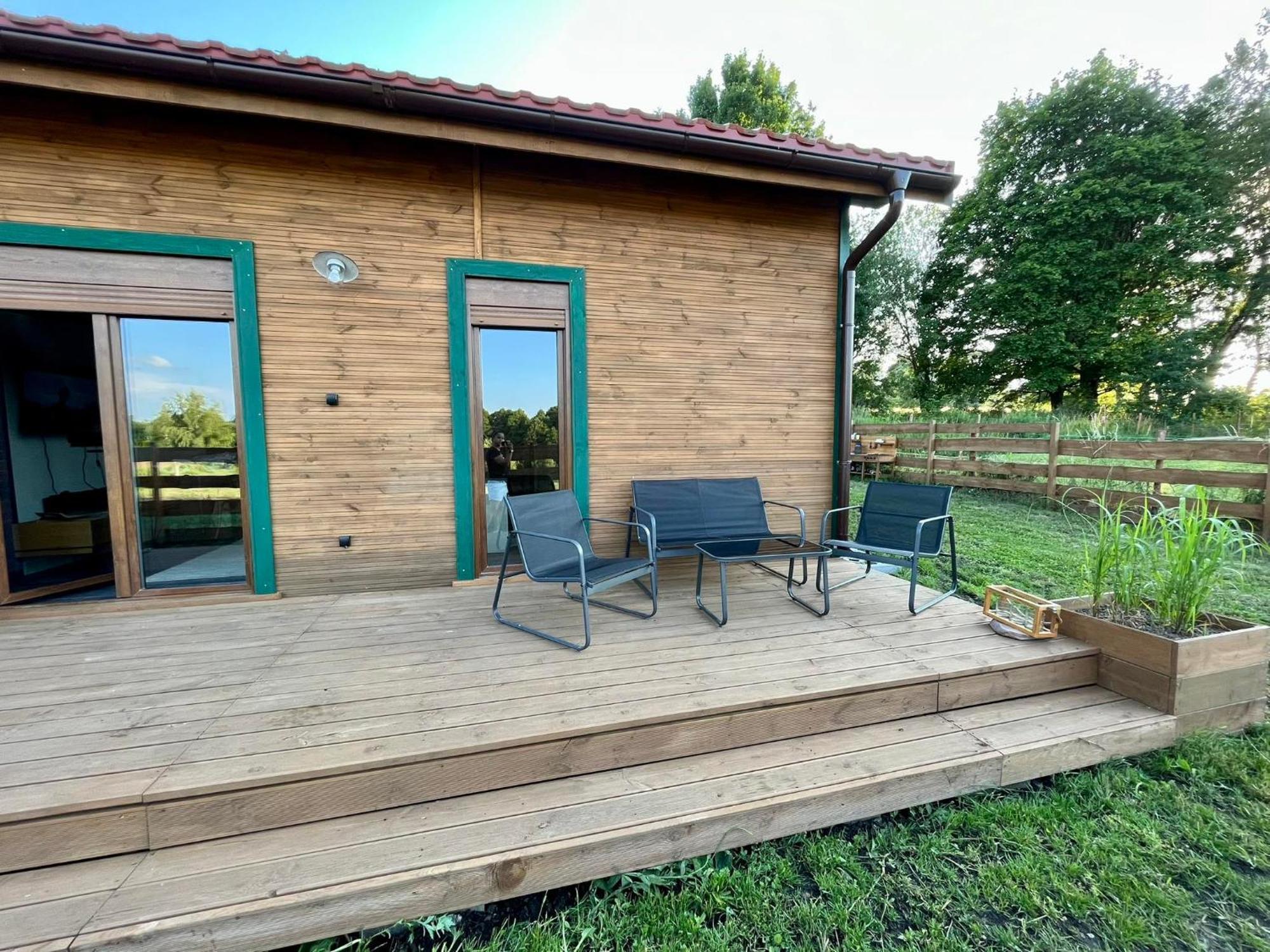 Zielona Chatka Nad Sapina Pozezdrze Exterior foto