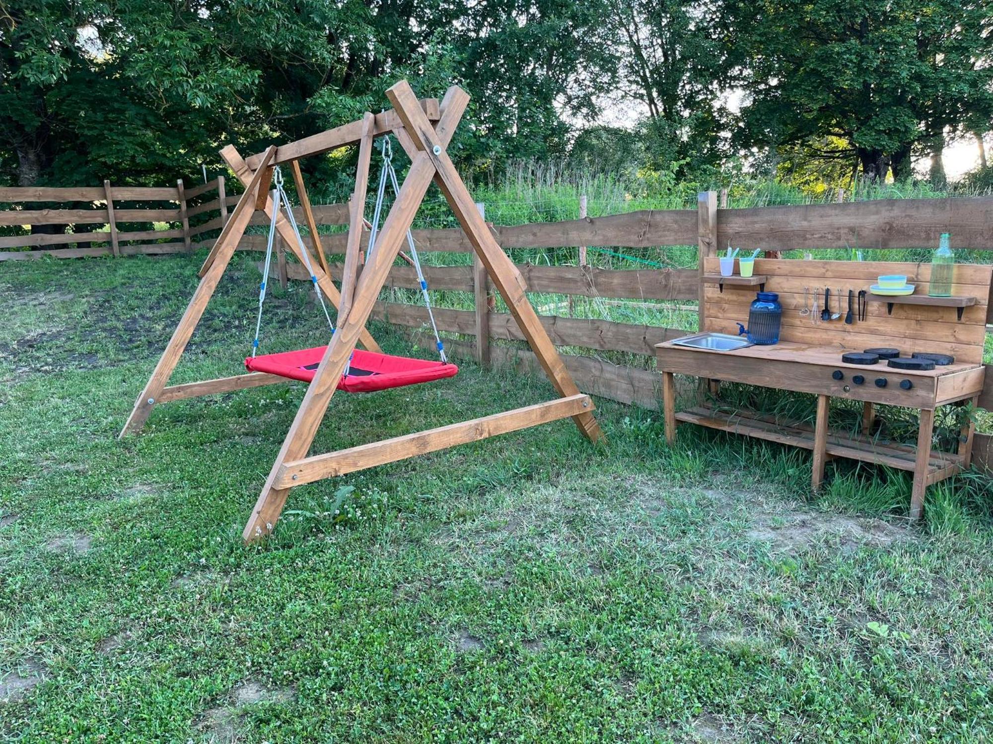 Zielona Chatka Nad Sapina Pozezdrze Exterior foto